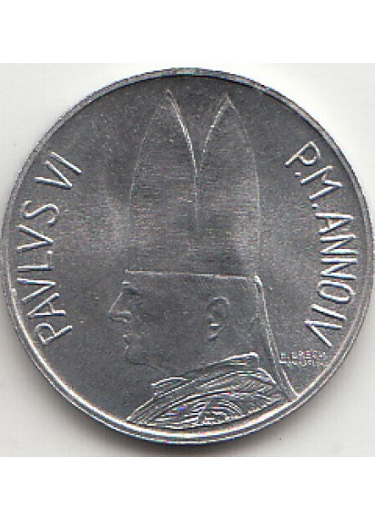 1966  - Anno IV - Lire 2  Fior di Conio Paolo VI 